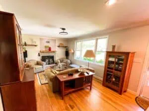 after living room remodel