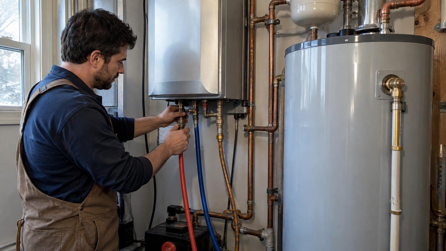 Tankless Water Heater Maintenance: A Homeowner’s Guide to Flushing, Filters, and Warning Signs Tankless vs. Traditional Tank Maintenance